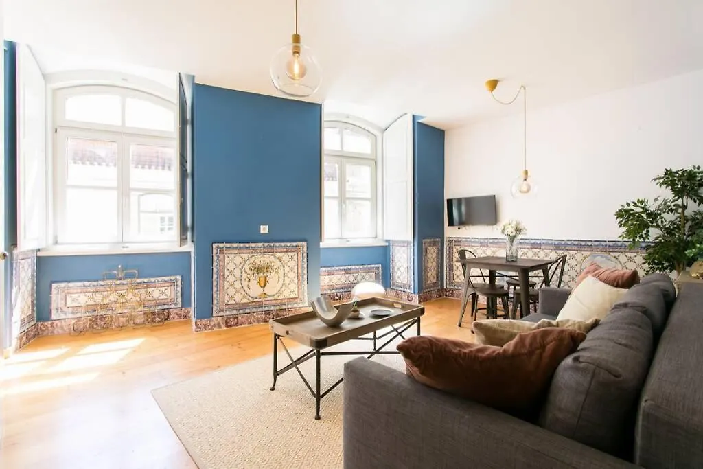 Jp39 - Baixa 18Th Century Tiles Apartment With 2 Bdr! Lissabon 0*,
