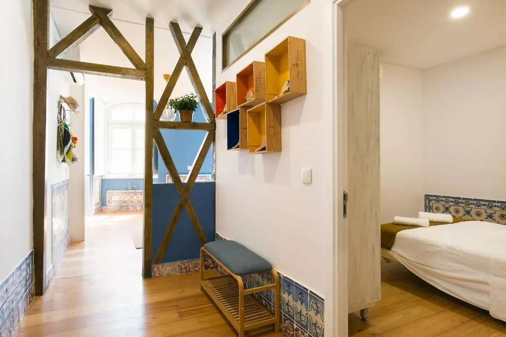 Jp39 - Baixa 18Th Century Tiles Apartment With 2 Bdr! Lisboa