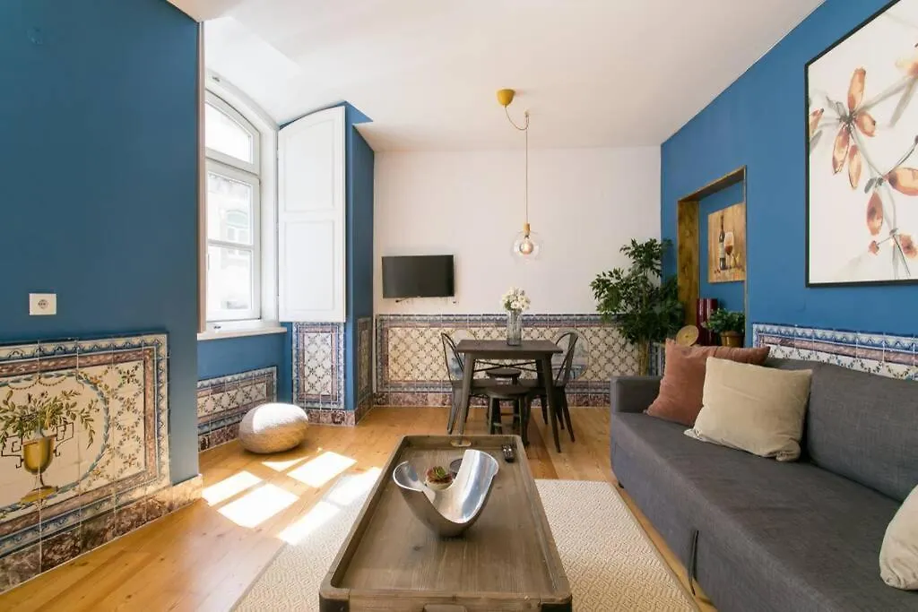 Jp39 - Baixa 18Th Century Tiles Apartment With 2 Bdr! Lisboa Portugalsko